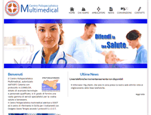 Tablet Screenshot of centromultimedical.it